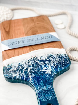 
                  
                    Load image into Gallery viewer, Large Paddle Cheese Board in Ocean Goddess
                  
                